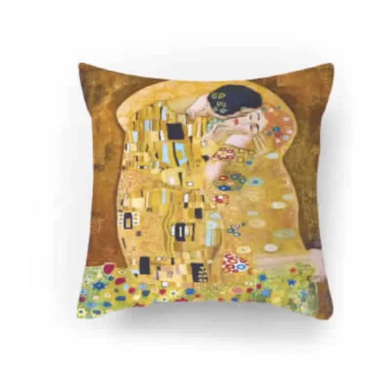 Fodera per cuscino da divano 45x45 KLIMT Il Bacio