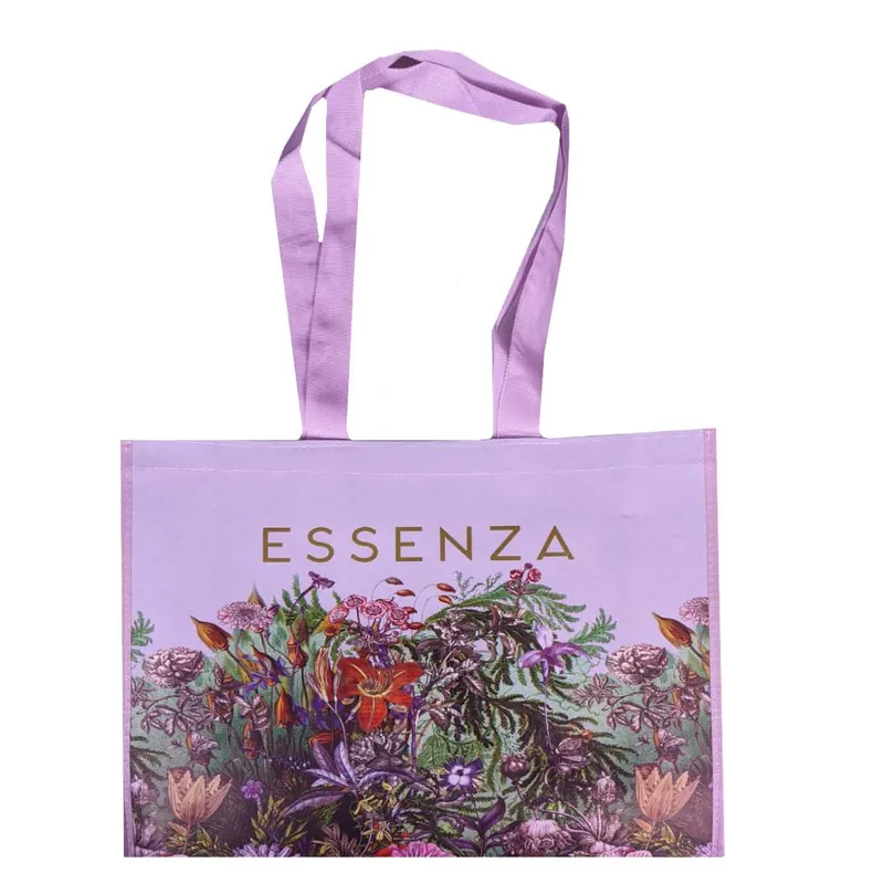 Borsa shopping con manici impermeabile ESSENZA HOME Lilla