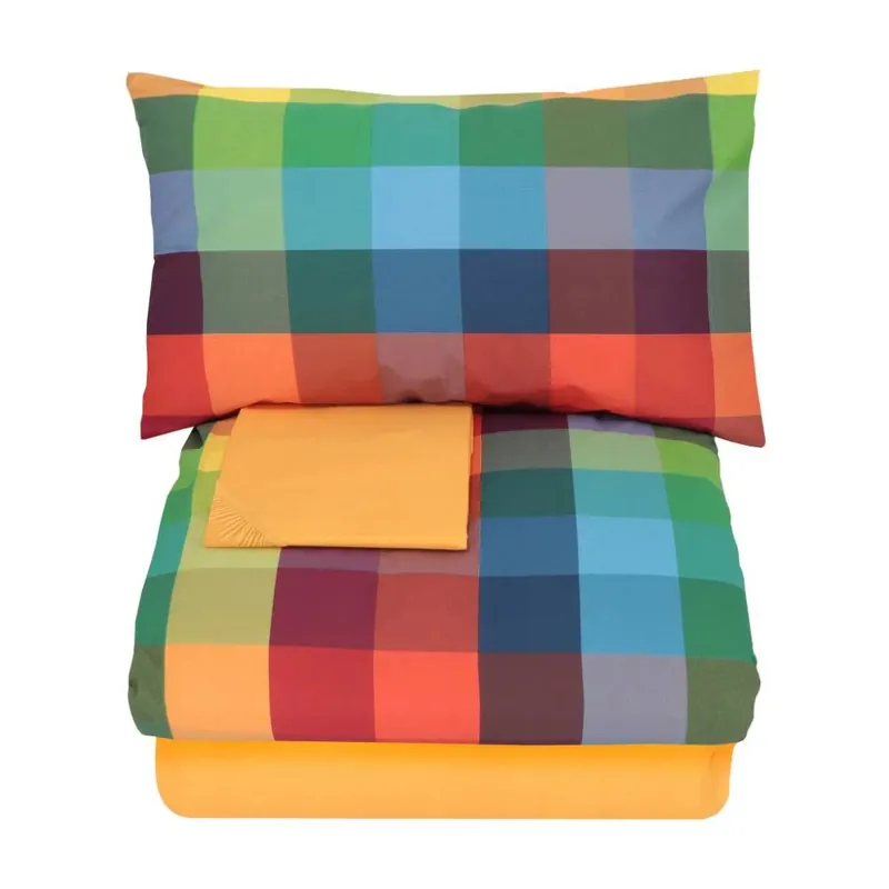 Copripiumino a quadri completo Gabel Wilson multicolore