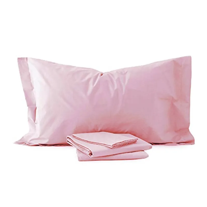 Lenzuola matrimoniali ROCCO BAROCCO rosa antico tinta unita