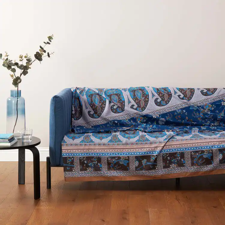 Bassetti Granfoulard Genova B1 telo arredo sui toni del blu 350x270