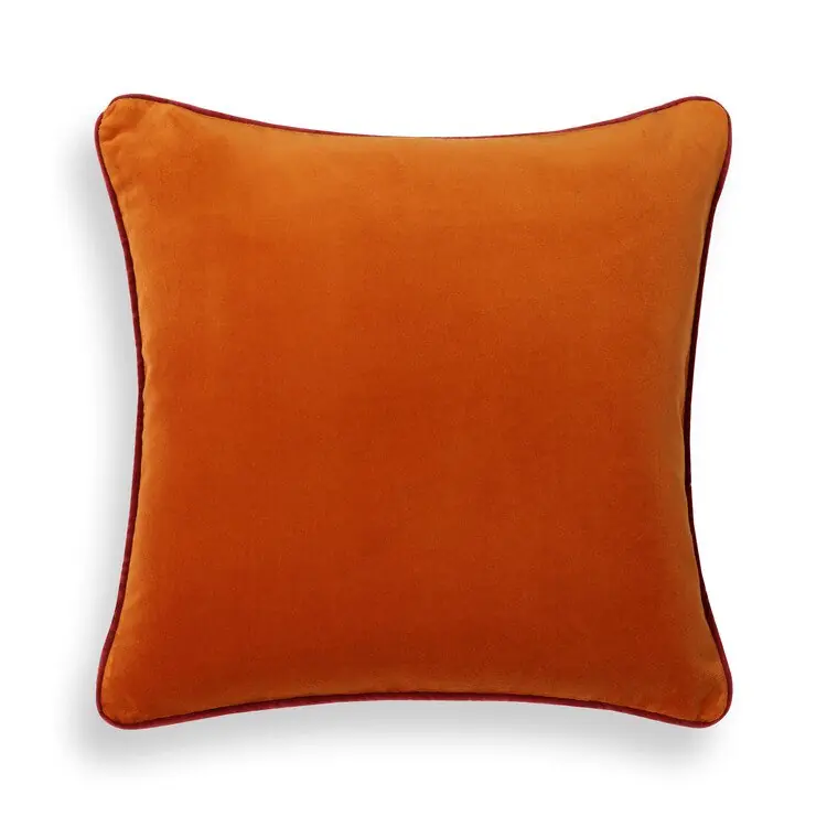 Fodera cuscino arredo BASSETTI Granfoulard VELOUR arancione