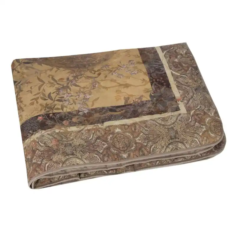 Plaid imbottito da divano GABEL 130x170 cm Carezza Cognac