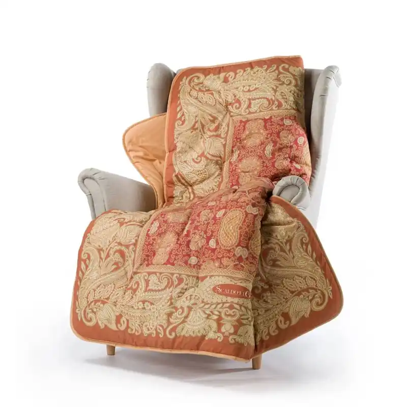 Plaid trapuntato Scaldotto LUX Originale 130x170 ambra