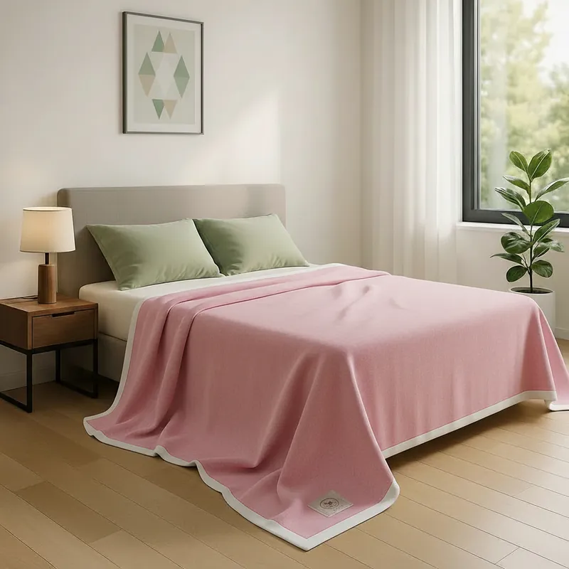 Coperta invernale Lana e Mohair 400 Co.BI Fucsia 270x230 MAXI