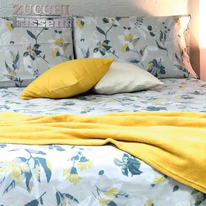 Lenzuola Matrimoniali Zucchi in puro cotone GIEVES B1 petrolio