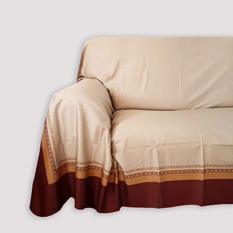 Telo arredo in raso copritutto Borbonese POSH bordeaux