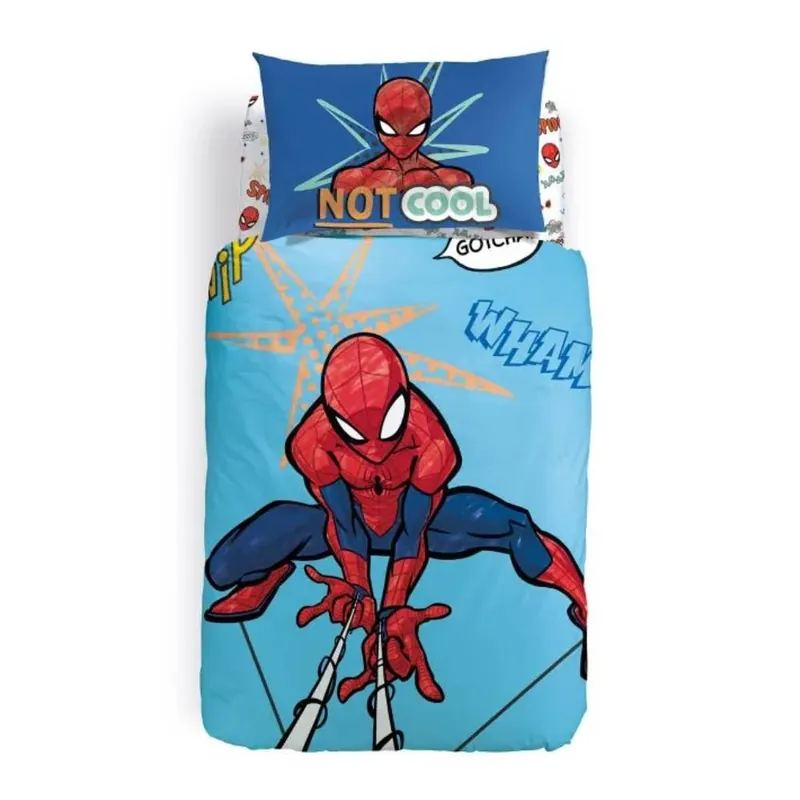Copripiumino Singolo in cotone Caleffi SpiderMan COOL