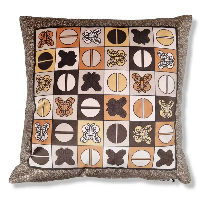 Cuscino arredo in velluto 43x43 cm Borbonese ICONIC