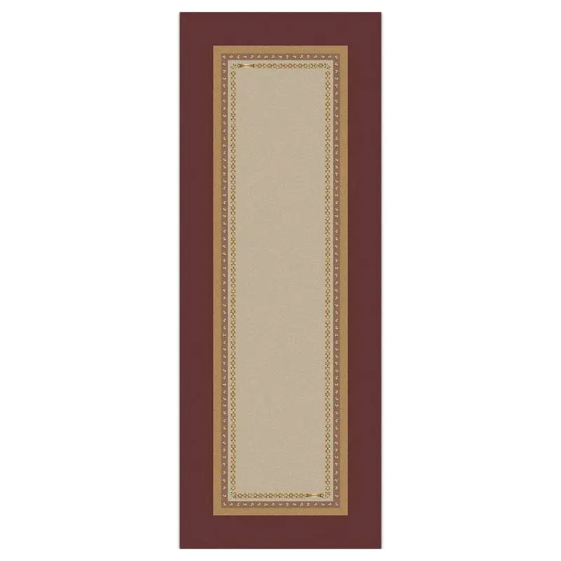 Runner in cotone 50x150 cm Borbonese POSH bordeaux
