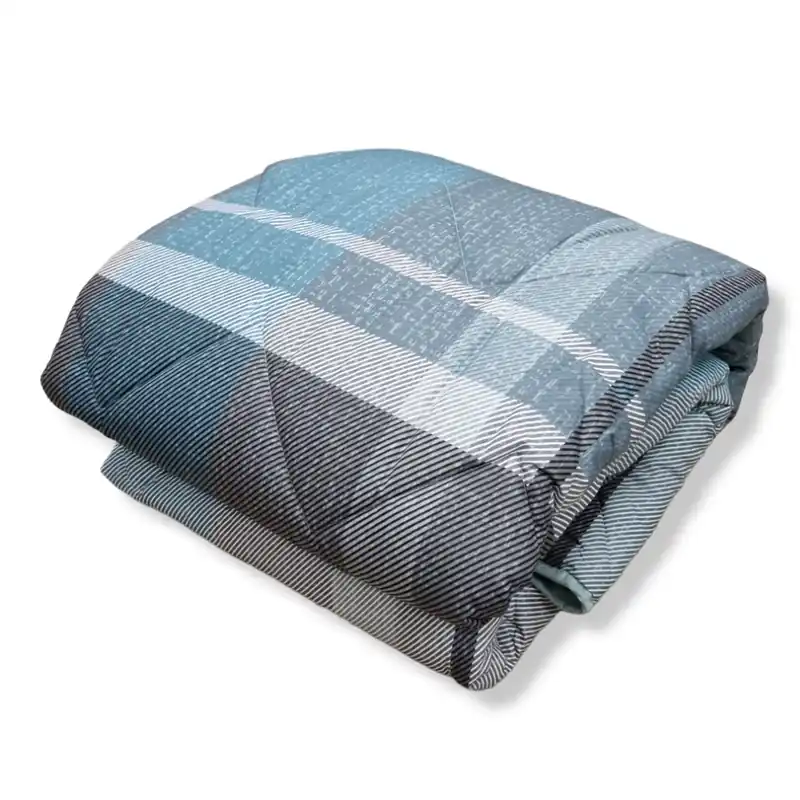 Trapunta invernale in cotone piumone Cinnamon avio
