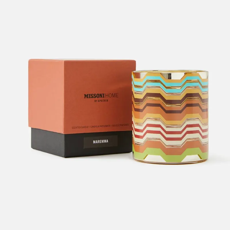 Candela profumata Missoni Home Maremma in bicchiere