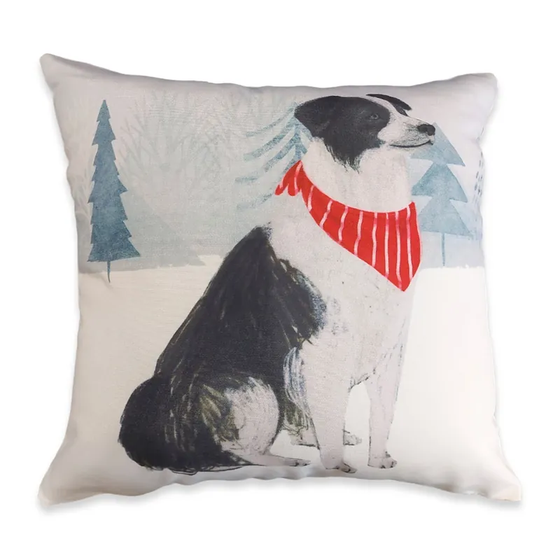 Fodera per cuscino da divano 45x45 Cane Collie Romeo