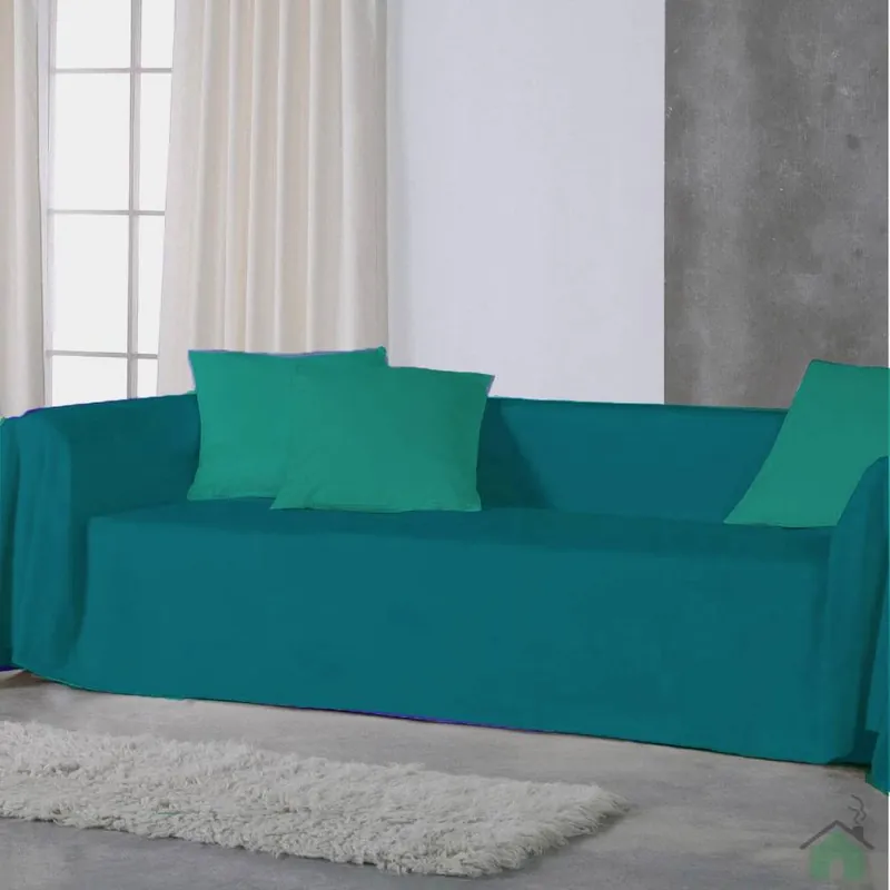 Copridivano copritutto telo Panama RARUS 260x300 cm - petrolio