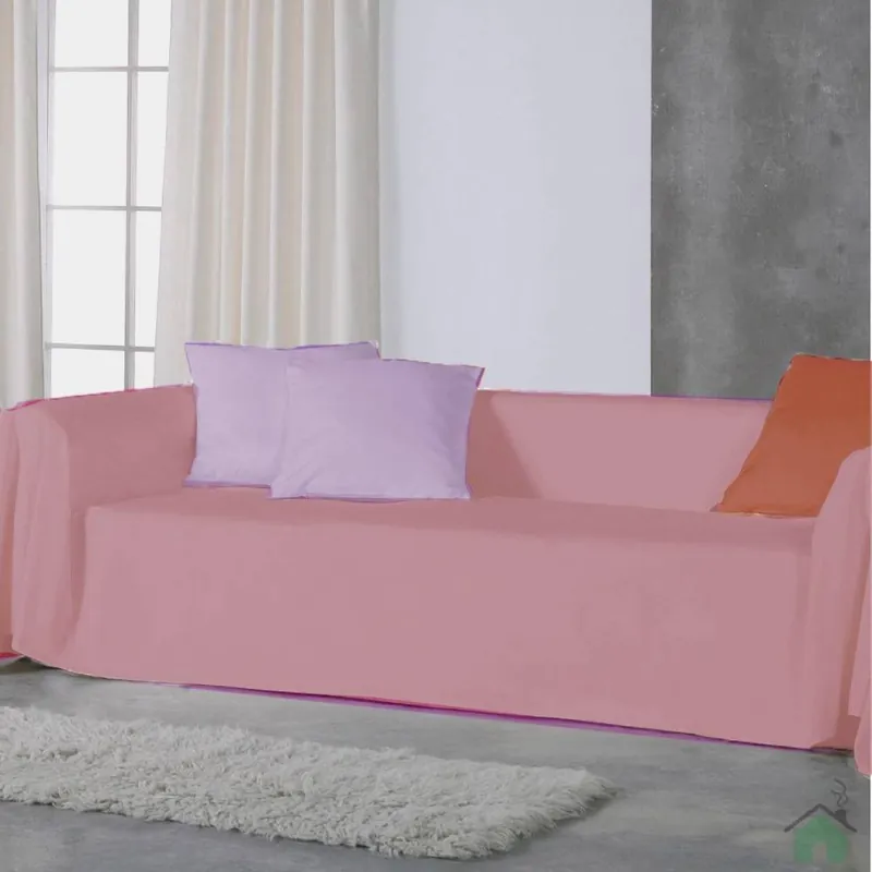 Copridivano copritutto telo Panama RARUS 260x300 cm - rosa
