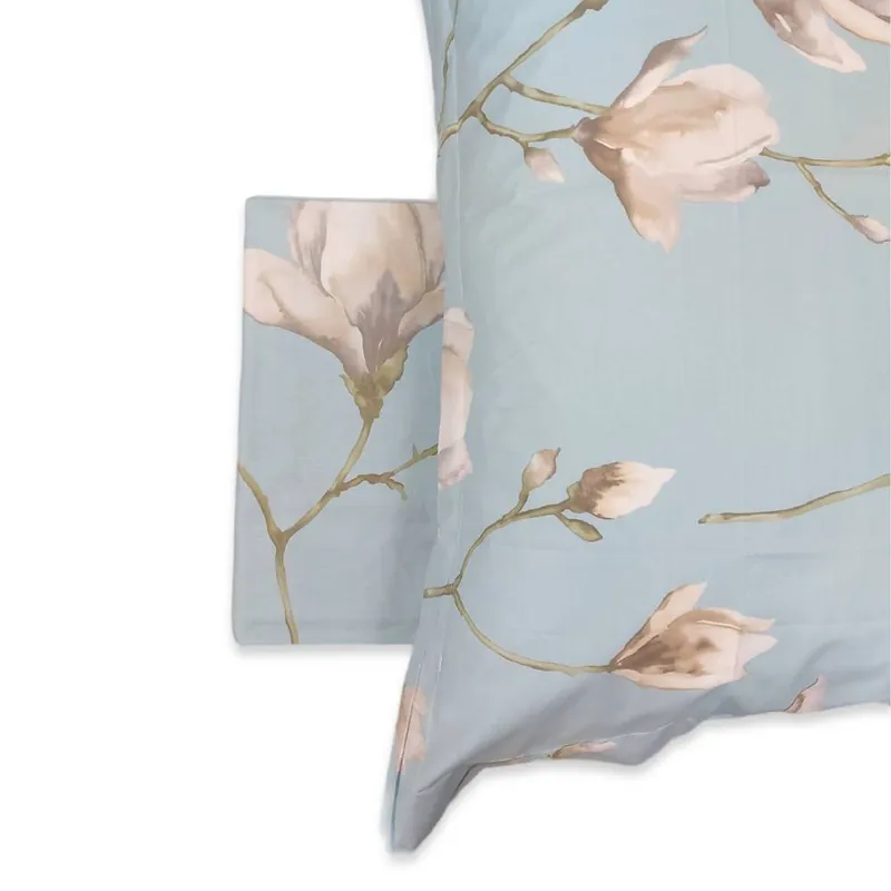 Copripiumone Matrimoniale MIRABELLO Soft Magnolia cielo