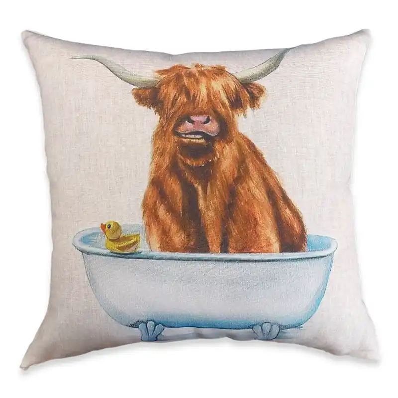 Fodera per cuscino arredo da divano 45x45 Yak Circus