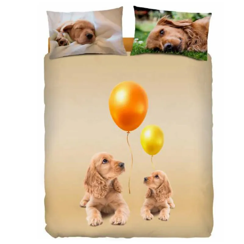 Copripiumini Bassetti con cuccioli di cocker Bassetti brand italiano di qualità