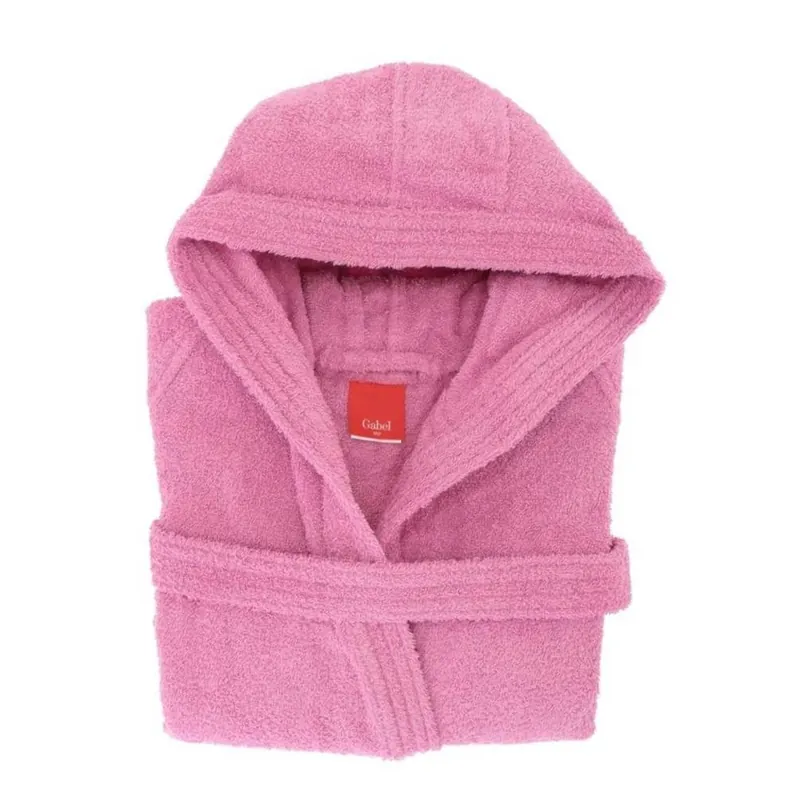 Accappatoio UNISEX in spugna GABEL Tinta unita Rosa Fuxia