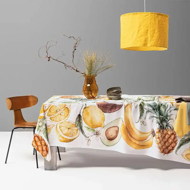 Tovaglia 6/8 persone 150x230 cm TAG HOUSE - CITRUS