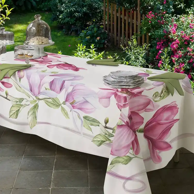 Tovaglia rettangolare cotone RANDI BLOOM CHAMA floreale