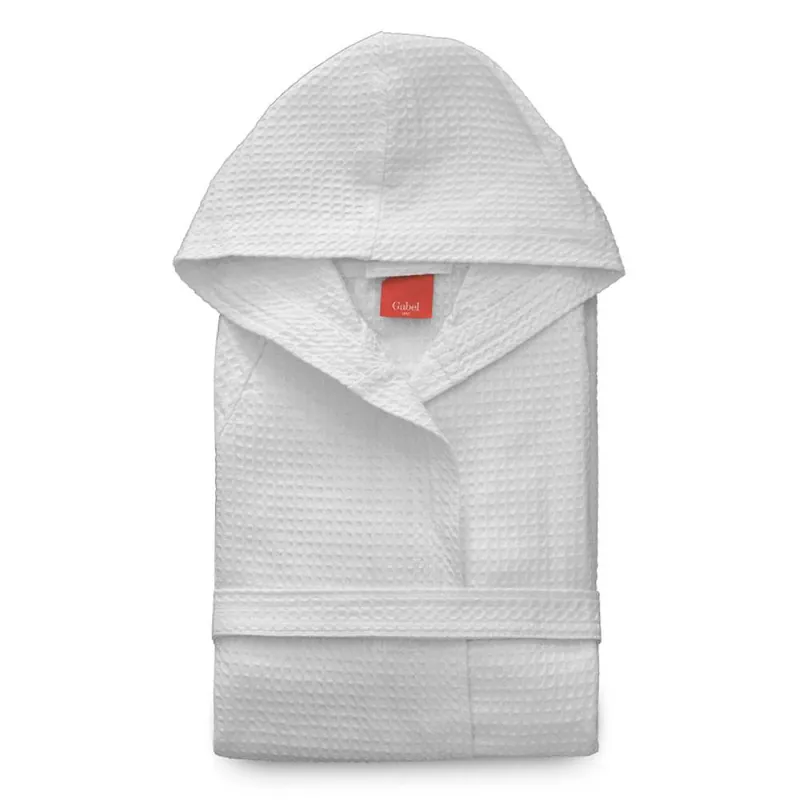 Accappatoio Gabel UNISEX nido d'ape GOLF Tinta unita bianco