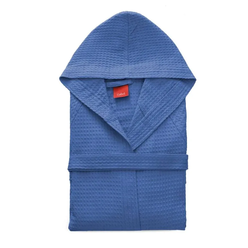 Accappatoio UNISEX GABEL nido d'ape GOLF bluette Cotone