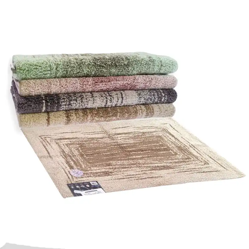 Tappeto bagno rettangolare STEFY antiscivolo 50x80 cm