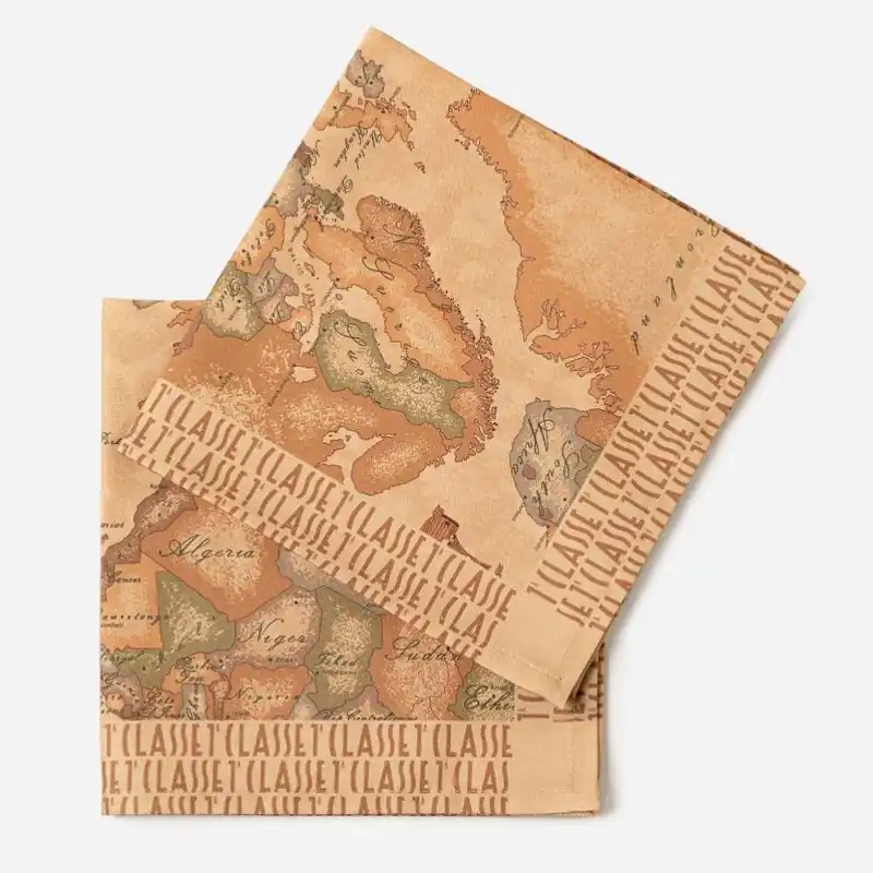 Coppia di tovaglioli in cotone Prima Classe 48x48 cm ocra