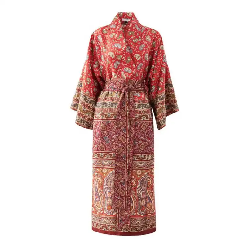Bassetti Granfoulard Kimono Vestaglia Imperia R1 rosso