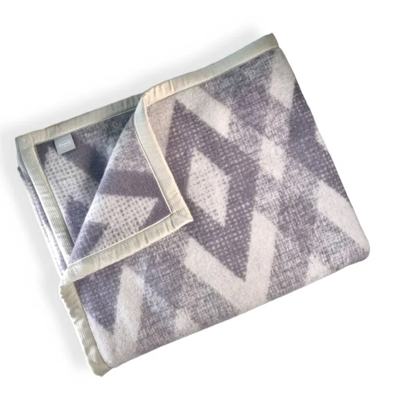 Coperta di lana 210x250 SOMMA Grigio Piombo Matrimoniale INVERNO