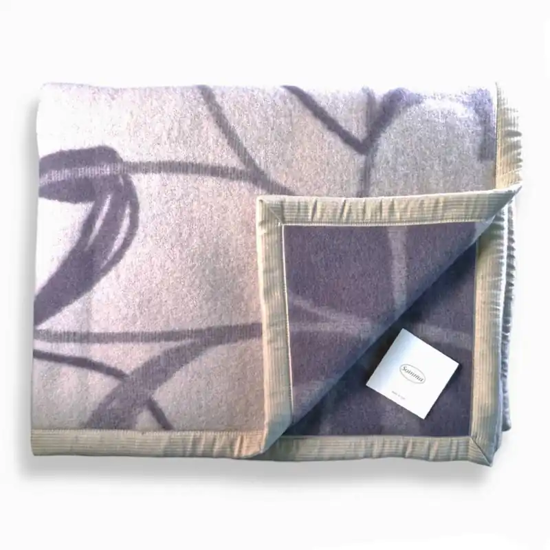 Coperta di lana 210x250 SOMMA Grigio Matrimoniale INVERNALE