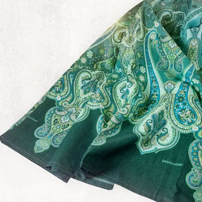 Bassetti Granfoulard - Telo Arredo RAGUSA V1 Verde Teli Copridivano