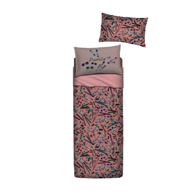Copripiumino completo in cotone per bambini BASSETTI Crayon