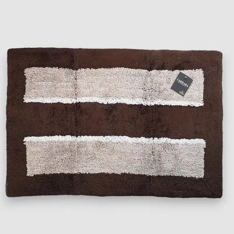 CARRARA Tappeto bagno in cotone 1500 gr LONDRA marrone