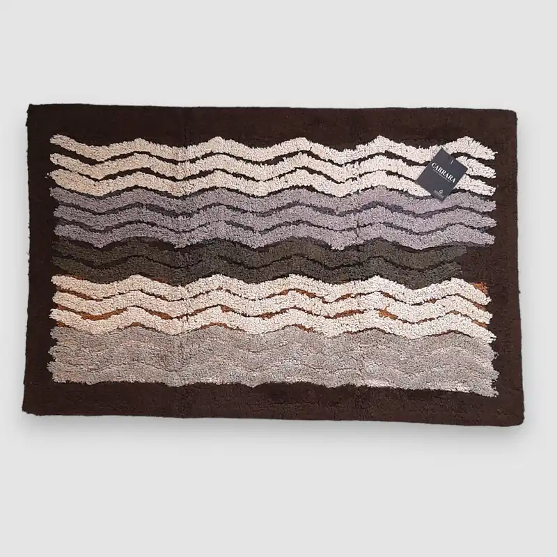 CARRARA Tappeto bagno in cotone 1500 gr PARIGI marrone