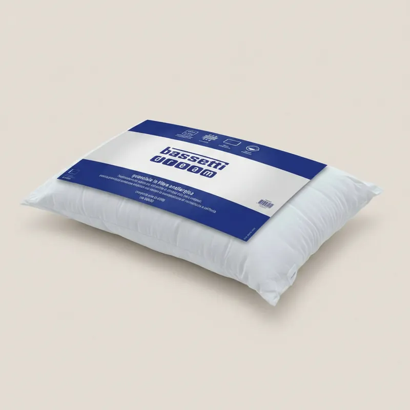Guanciale cuscino Compatto Alto 850 gr BASSETTI 50x80