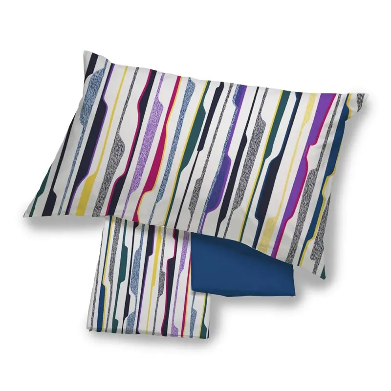 Lenzuola in cotone completo HAPPIDEA Parey geometrico