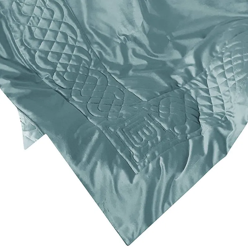 Plaid da divano in velluto 130x170 LAURA BIAGIOTTI ALOE avio