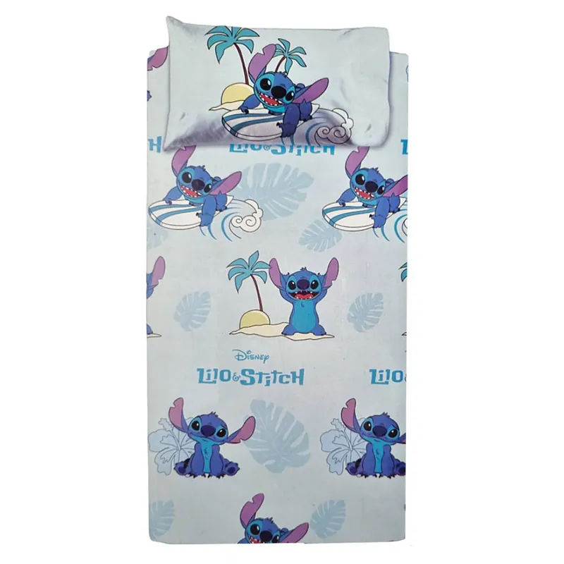 Copripiumino e federa in cotone DISNEY Lilo&Stitch singolo Isola