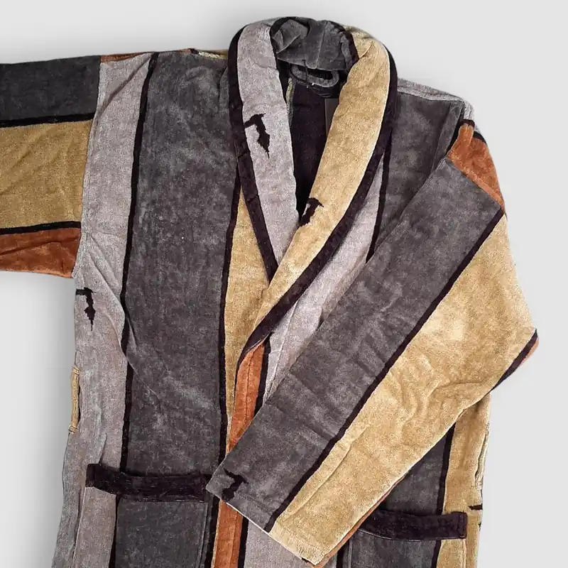 Accappatoio sciallato Trussardi SkyScraper brown