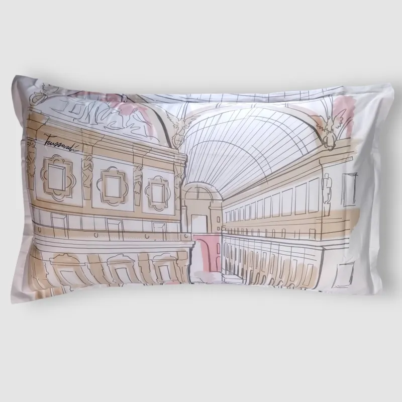 Federa sfusa 50x80 cm in raso Trussardi GALLERIA VITTORIO