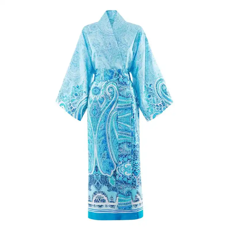 Bassetti Granfoulard Kimono Vestaglia Mergellina B1 Oceano