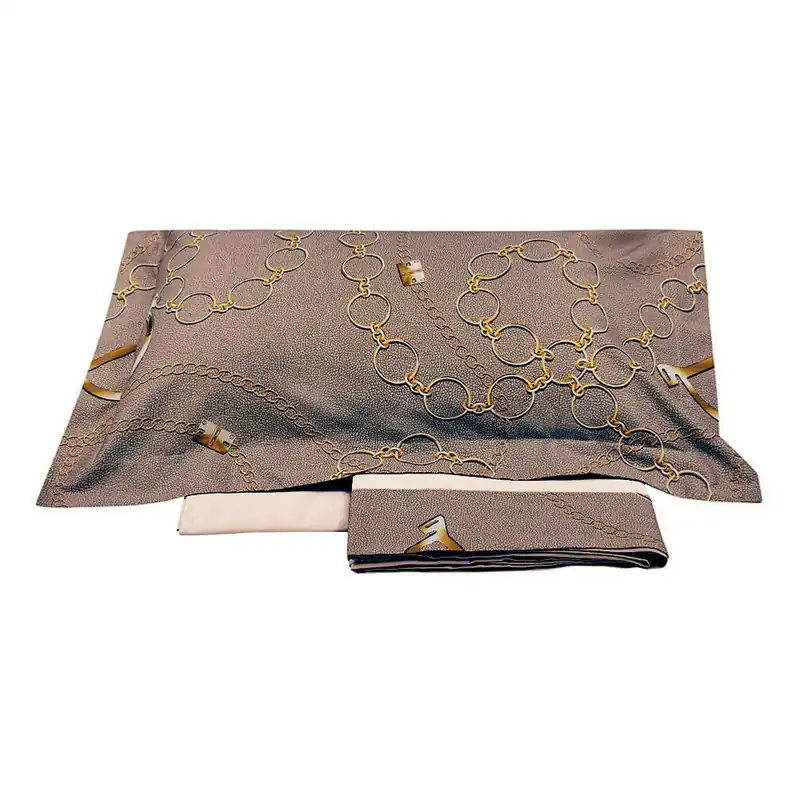 Lenzuola Borbonese VANITY completo matrimoniale marron