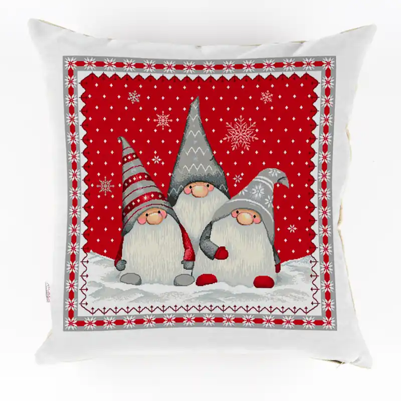 Fodera per cuscino arredo in gobelin Natalizio ELF 45x45 Natale
