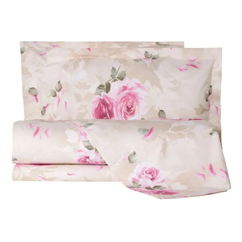 Copripiumino Matrimoniale MIRABELLO Precious Rose fuxia
