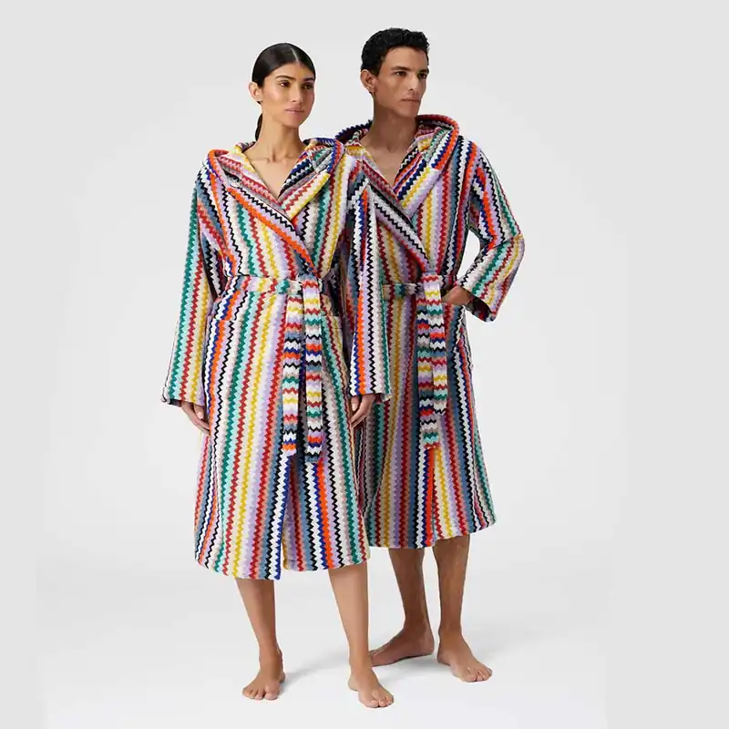 Accappatoio Missoni in spugna uomo/donna RIVERBERO 100