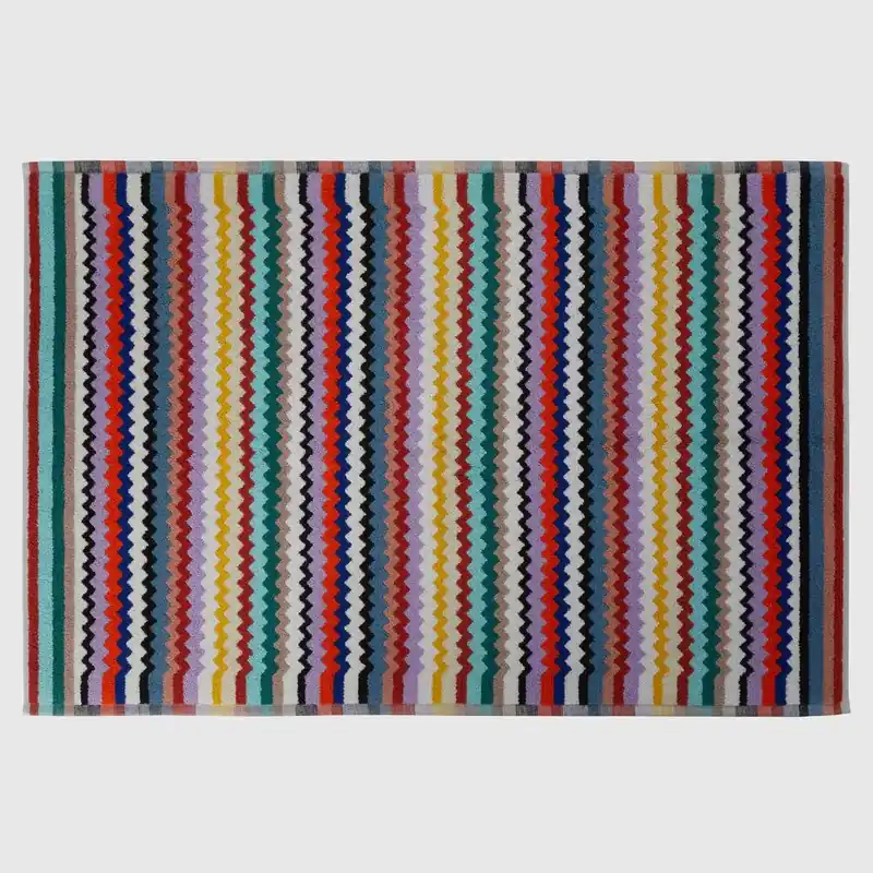 Missoni Home Riverbero tappeto bagno 60x90 multicolor zig-zag