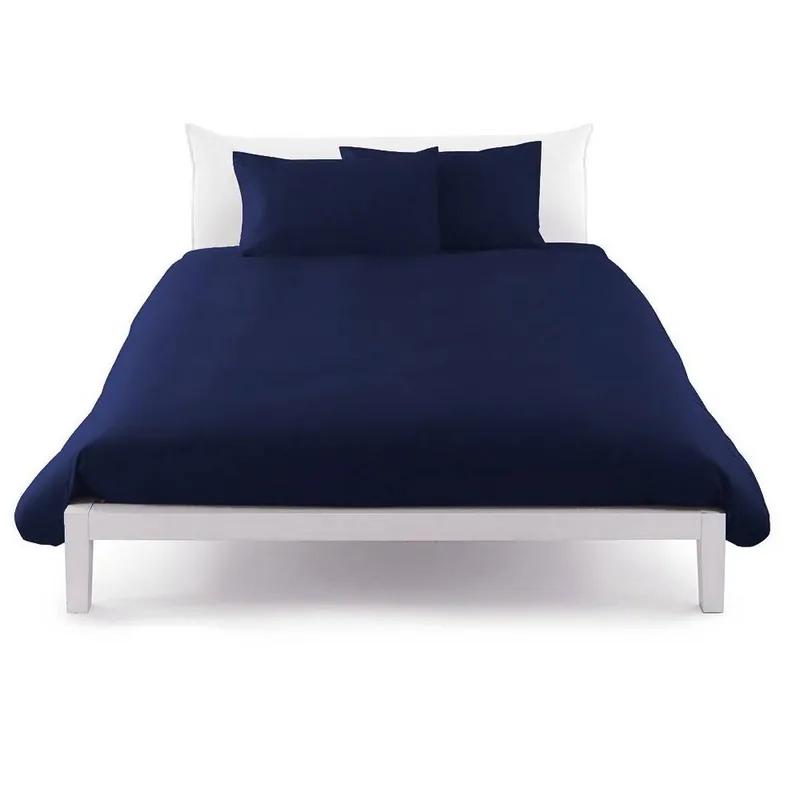 Sacco copripiumino sfuso in cotone singolo 155x200 blu navy