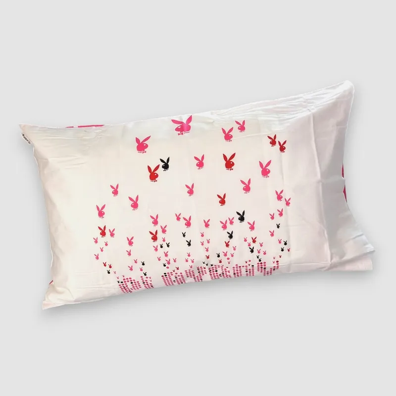 Federa sfusa in raso 50x80 cm PLAYBOY Evaporating fuxia